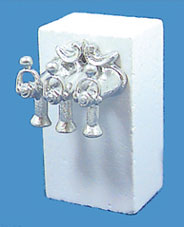 Dollhouse Miniature Spigots On Stand